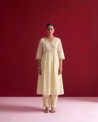 Embroidered Mul Cotton Dupatta Set MLC55