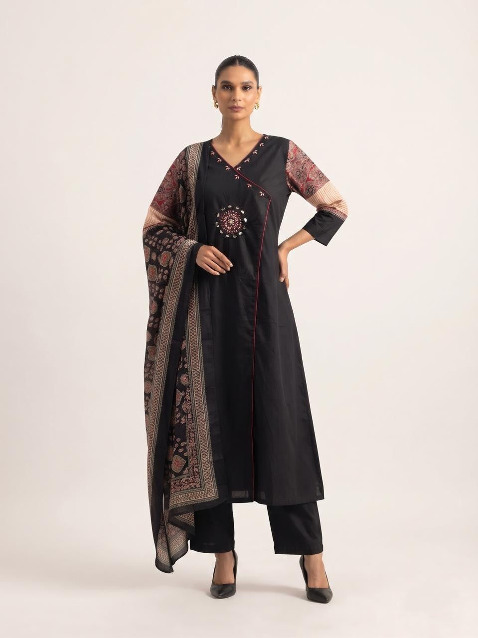 Pure Cotton Dupatta Set CS0411