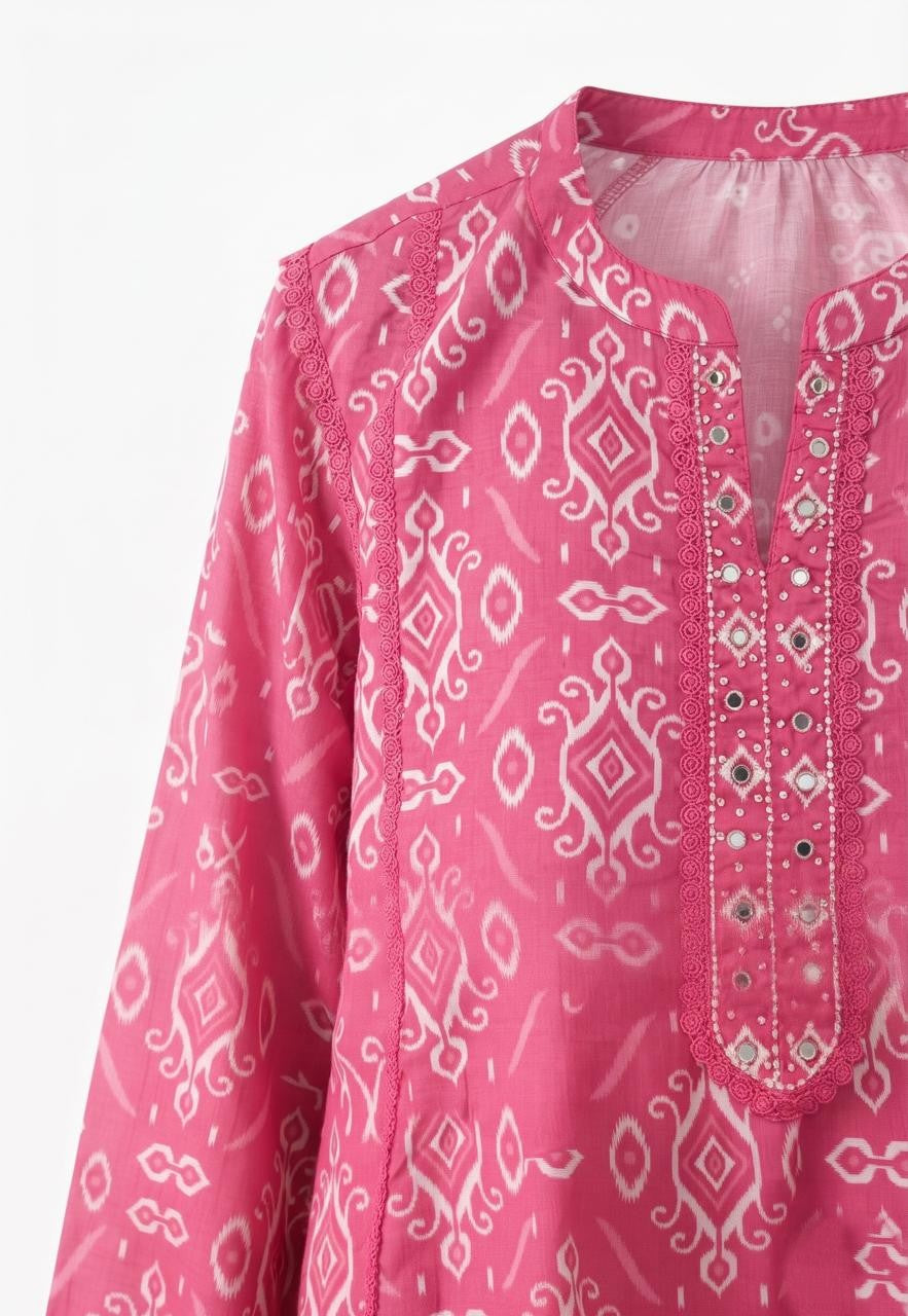 Pure Cotton Dupatta Set COS414