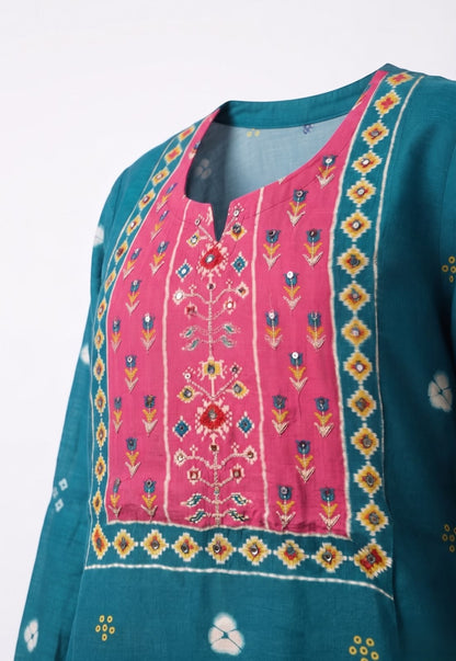 premium crepe dupatta set