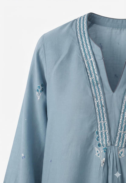 Mul Chanderi Dupatta Set With Inner MLC46