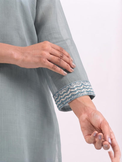 Mul Chanderi Dupatta Set With Inner MLC46