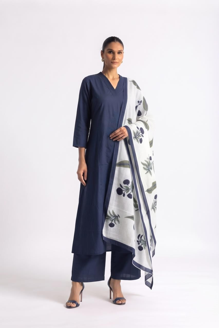 Pure Cotton suit with Kota doriya Dupatta COS419