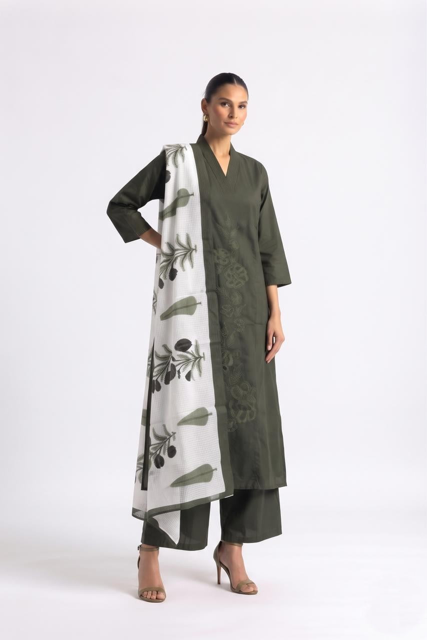Pure Cotton suit with Kota doriya Dupatta COS419