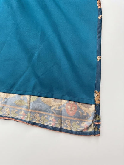 Printed Silk Dupatta Set