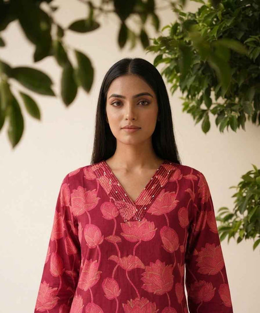 Pure Cotton Single Kurta Set