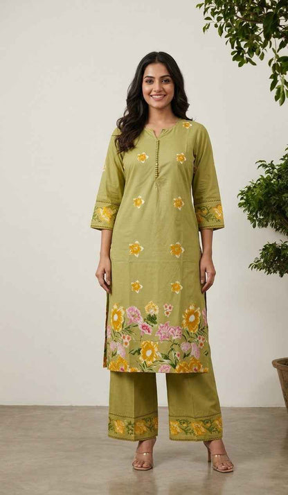 Pure Cotton Pant Sets PS0193