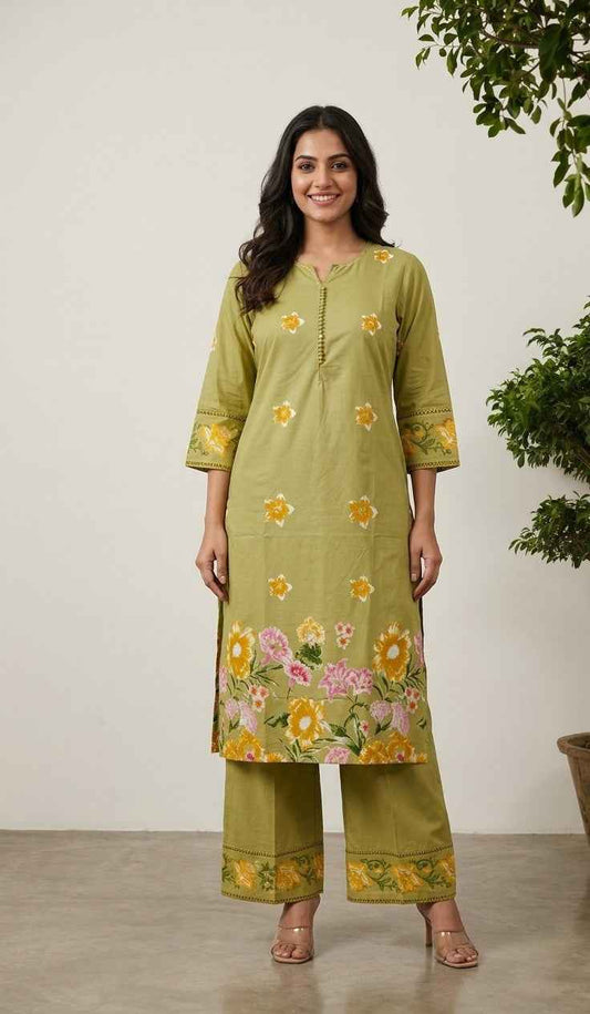 Pure Cotton Pant Sets PS0193