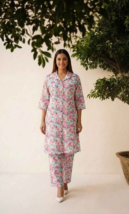 Pure Cotton Co-Ord Set