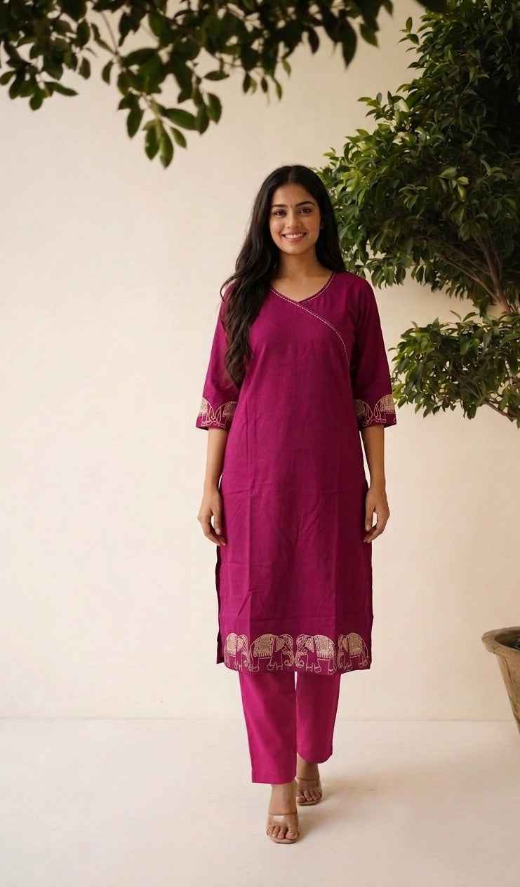 Pure Cotton Pant Sets PS0192