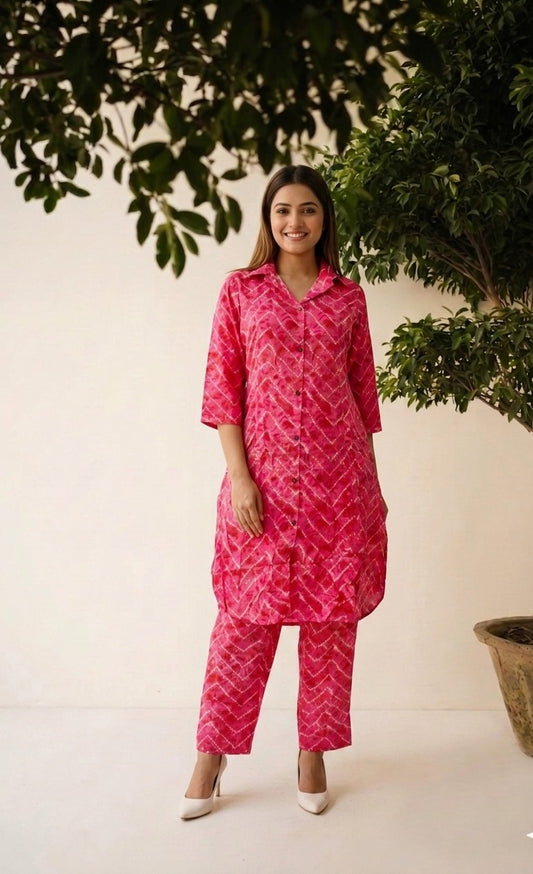 Pure Cotton Co-Ord Set LCOS03