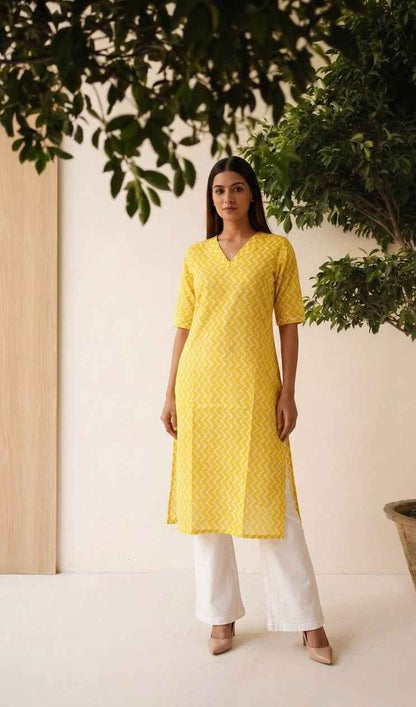 Pure Cotton Single Kurta Set