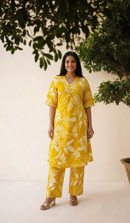 Pure Cotton Pant Sets PS0186