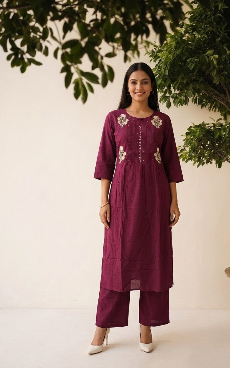 Pure Cotton Pant Sets PS0221