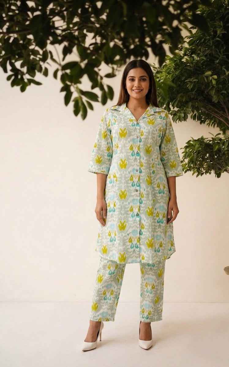 Pure Cotton Co-Ord Set