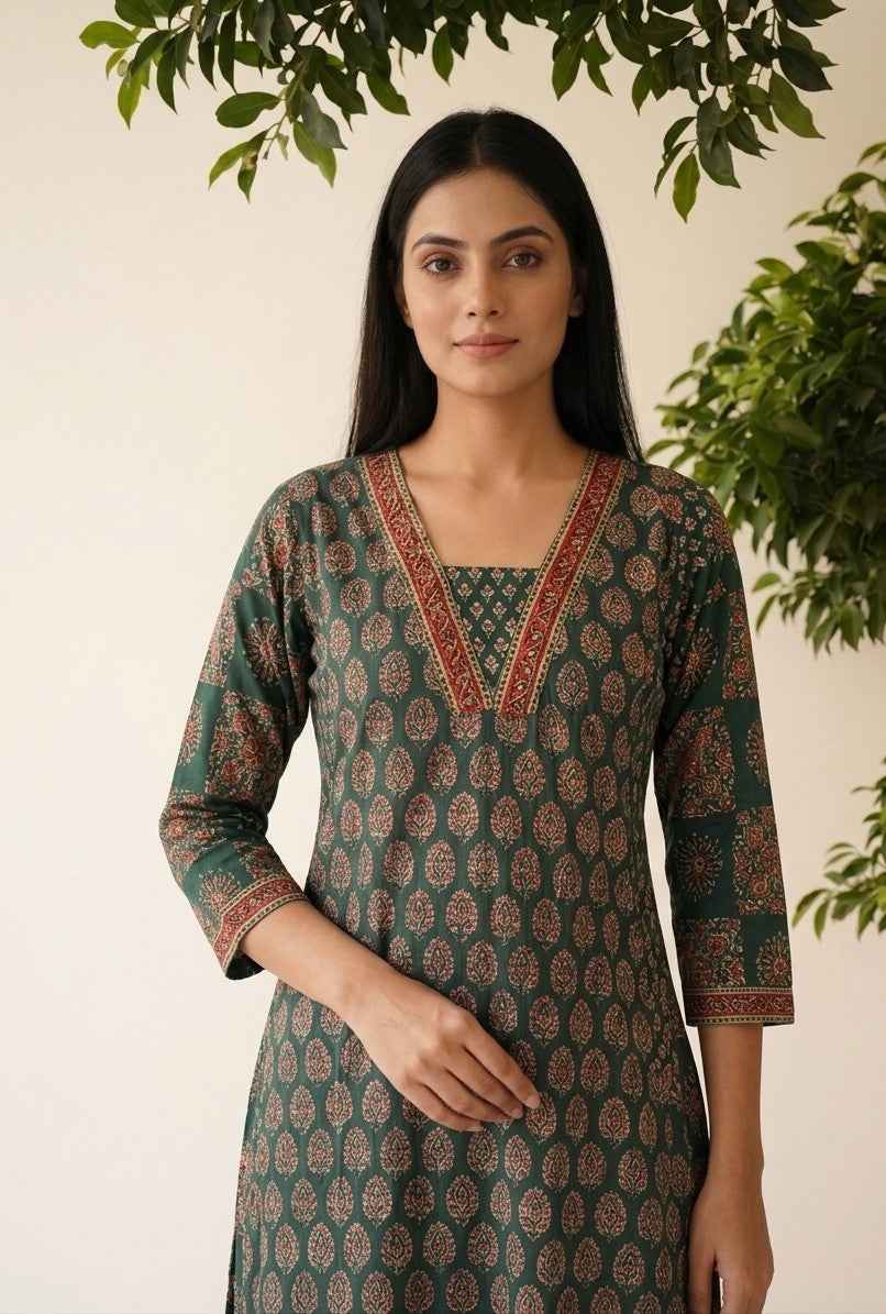 Pure Cotton Dupatta Set