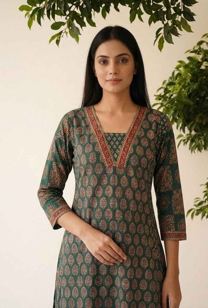 Pure Cotton Dupatta Set