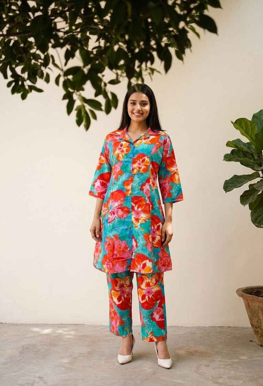 Pure Cotton Co-Ord Set