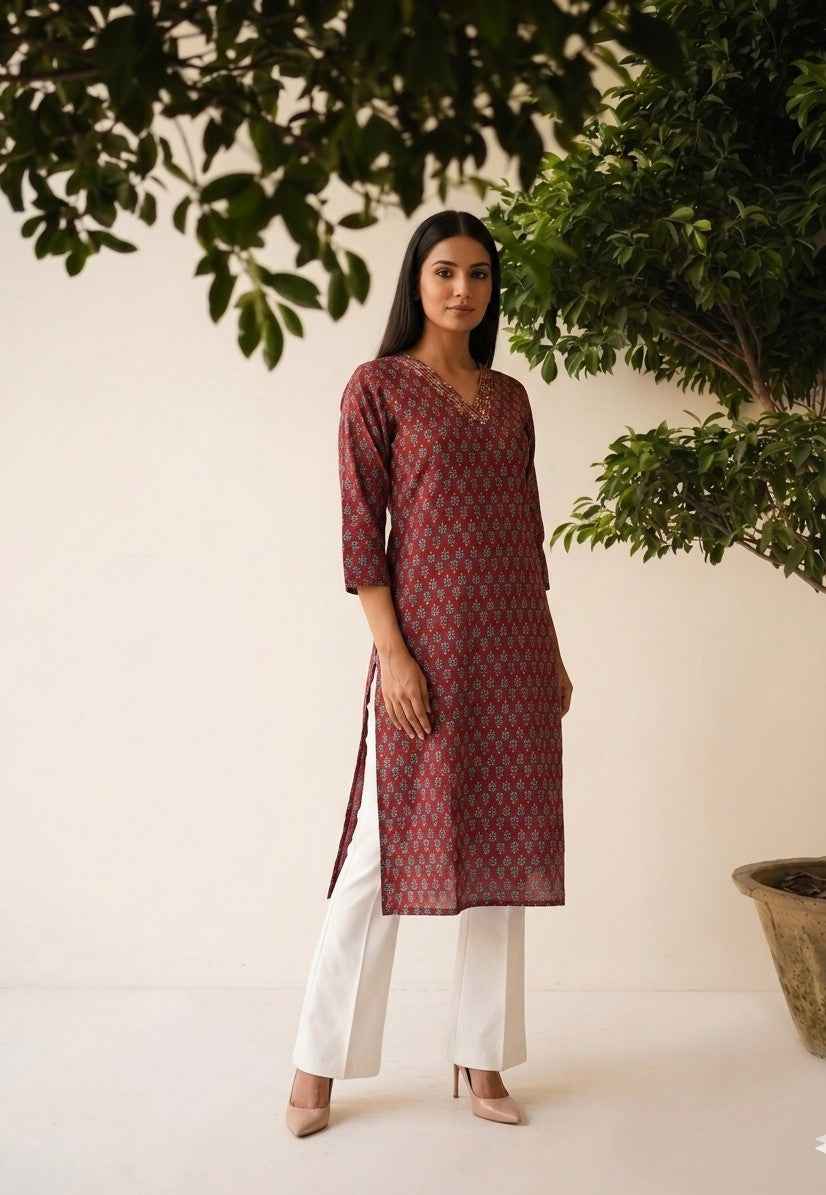 Pure Cotton Only Single Kurta 164
