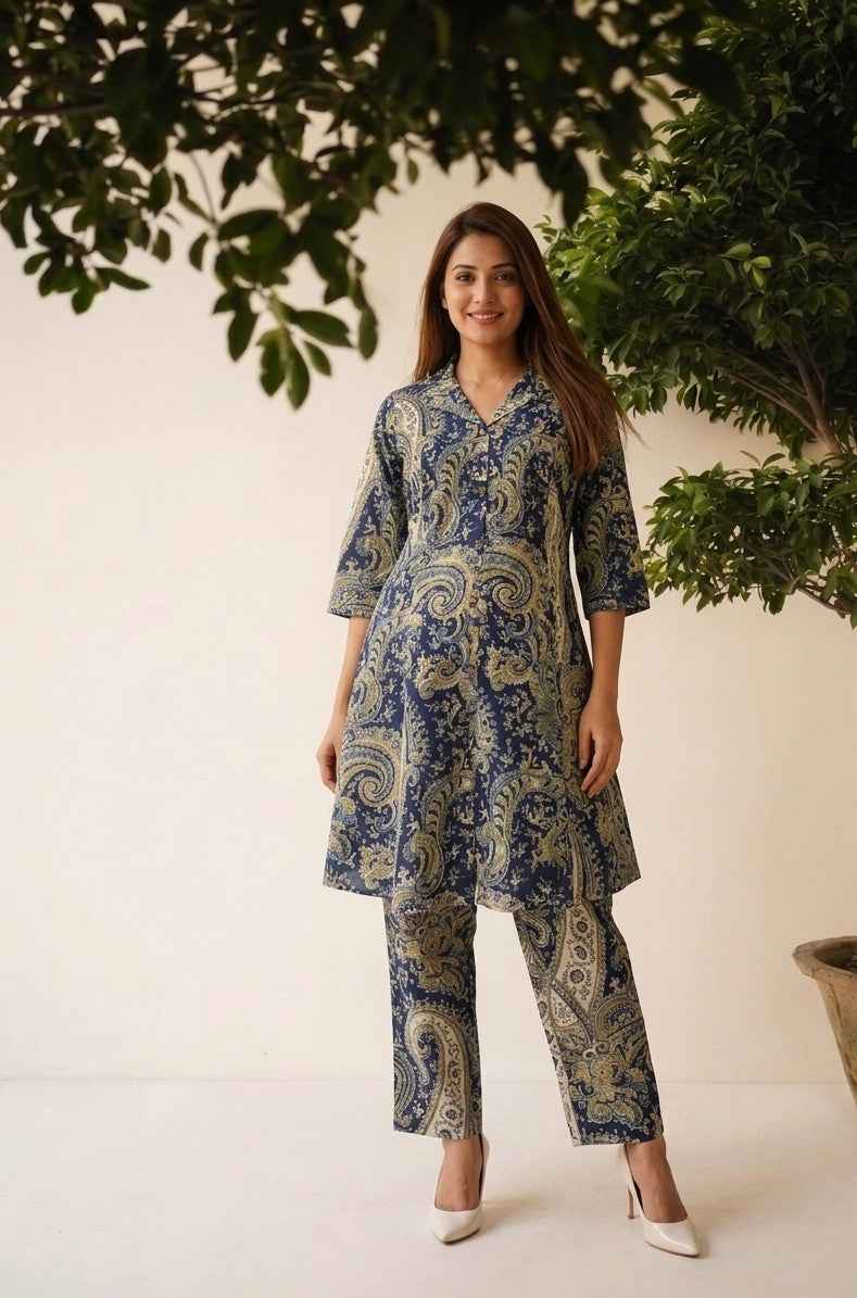 Pure Cotton Co-Ord Set