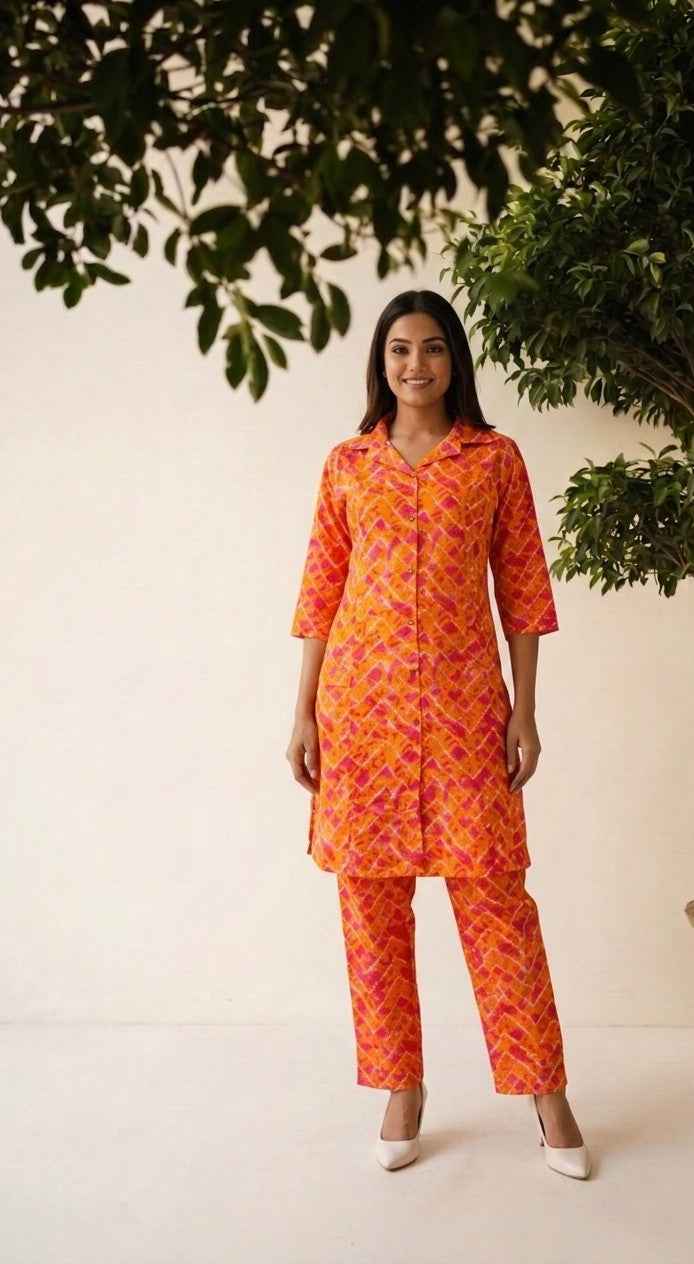 Pure Cotton Co-Ord Set